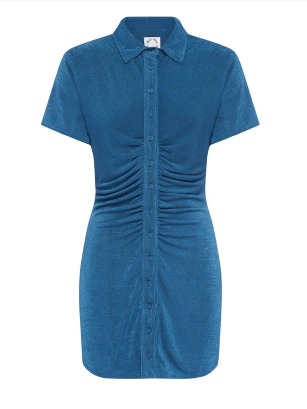 With Jean Alexa Dress Electra Size Small in Blue